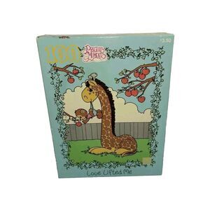 Vtg Precious Moments 100 Piece Puzzle "Love Lifted Me" Giraffe Monkey 1992 NOS